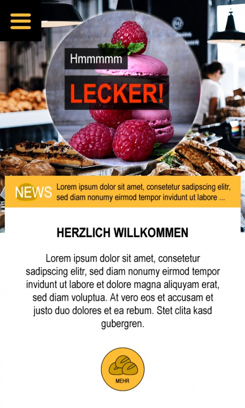 Mobile Ansicht News