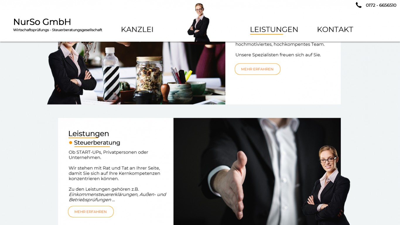 Desktopansicht scrolling