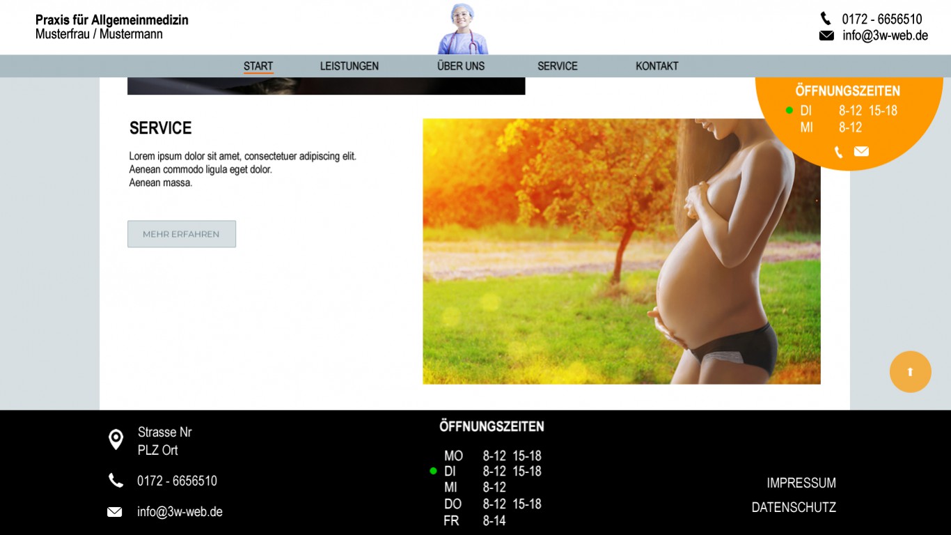 Desktopansicht Footer